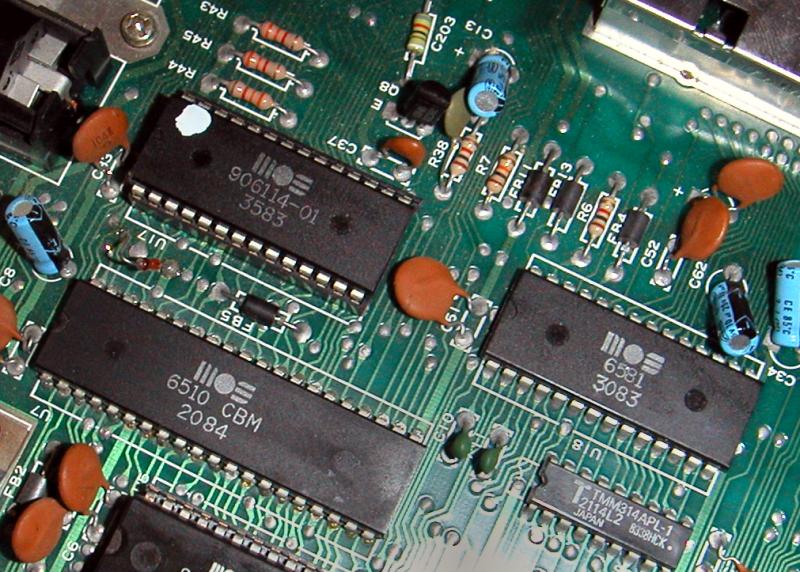 Circuit board and chips.