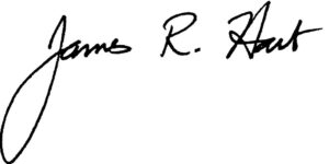 James R. Hart signature